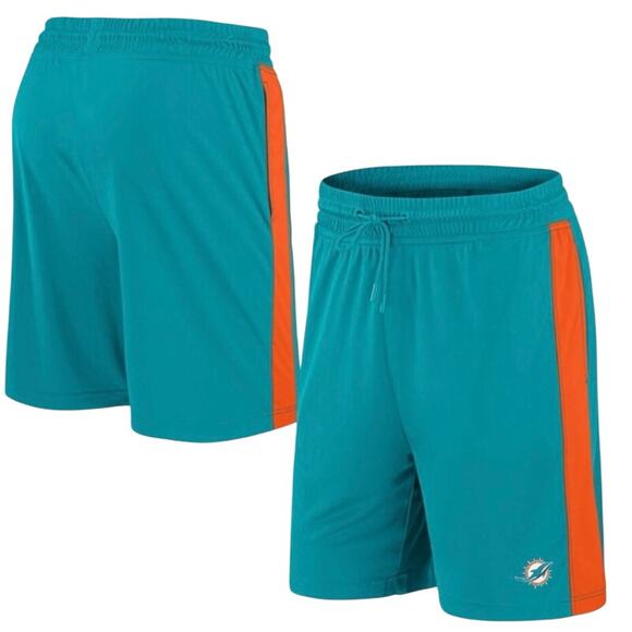 Men's Miami Dolphins Fanatics Aqua Break It Loose Shorts SzM - Picture 1 of 5